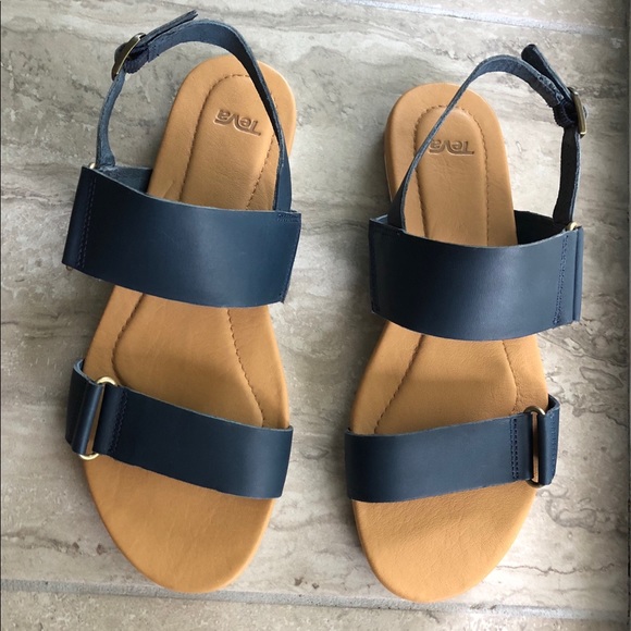 👓Teva Avaline leather Brue 👓New - Picture 2 of 6